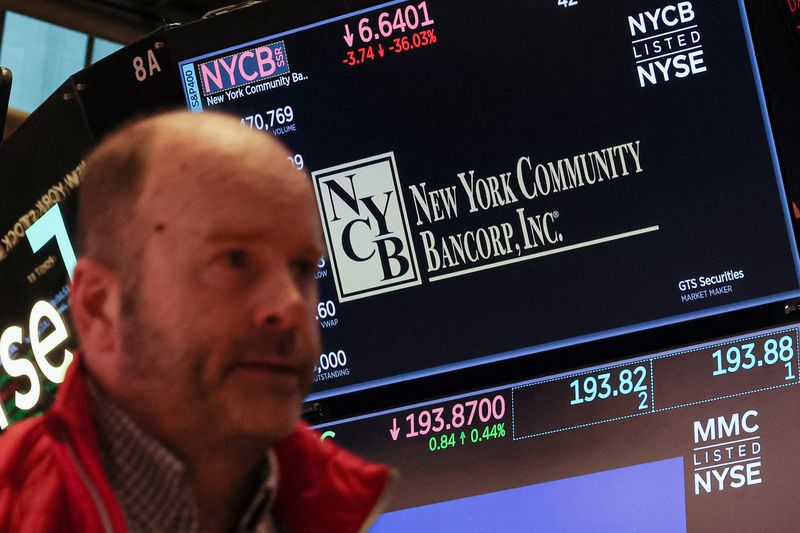 &copy; Reuters New York Community Bank (NYCB) shares up after securing $1bn lifeline