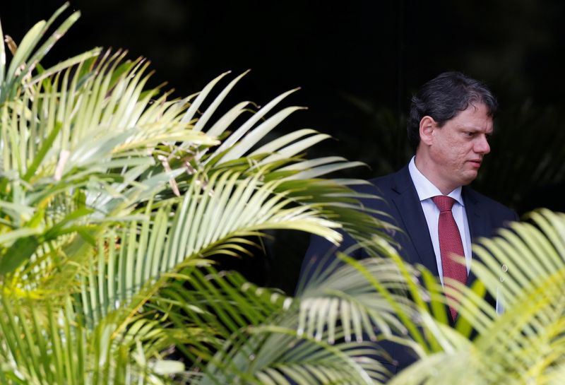 © Reuters. Governador de São Paulo, Tarcísio de Freitasn09/08/2024nREUTERS/Carla Carniel