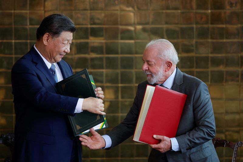 &copy; Reuters Brasil e China estão alinhados em defesa do multilateralismo, diz Lula