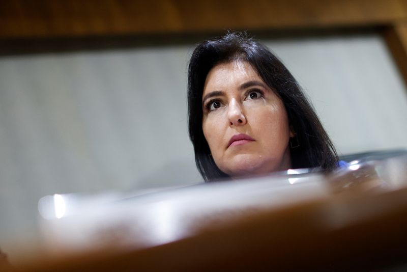 &copy; Reuters Questões a resolver com os EUA passam por etanol e terras raras, diz Simone Tebet