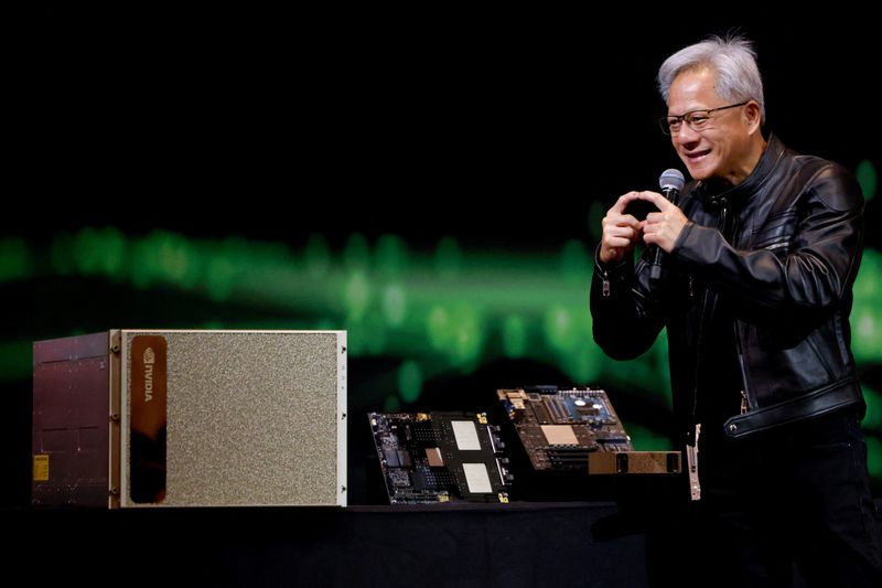 &copy; Reuters Nvidia: CEO Jensen Huang vende mais 75 mil ações da fabricante de chips