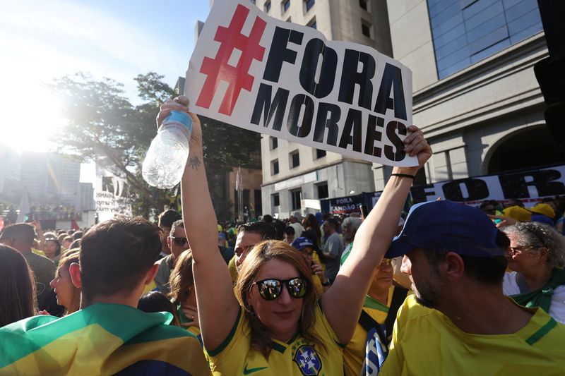 &copy; Reuters Malafaia pede prisão de Moraes e convoca bolsonaristas para 7 de Setembro