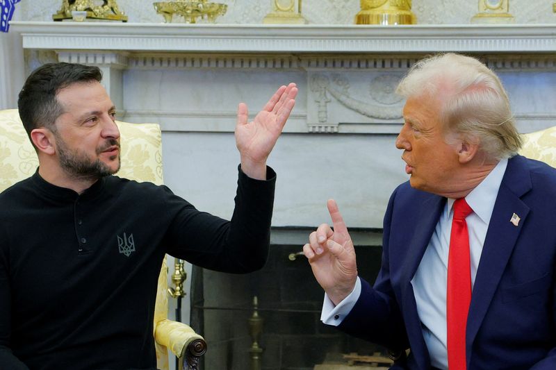 &copy; Reuters Criptomoedas: bitcoin opera com volatilidade após discussão entre Trump e Zelensky