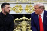 Trump meets Zelenskiy, says Putin wants war to end, mulls trilateral talks