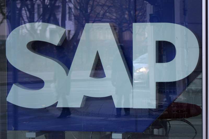 &copy; Reuters A SAP logo is seen at its offices in the CityWest complex, Dublin