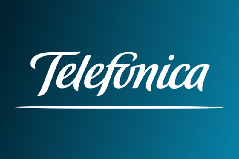 &copy; Reuters Reflections are seen on a logo of Spain's telecommunications giant Telefonica in Madrid