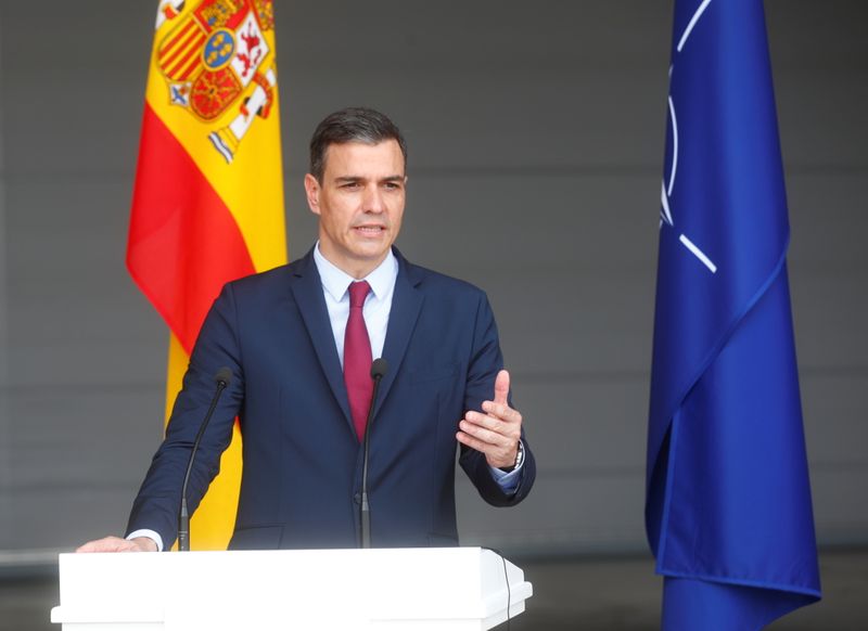 &copy; Reuters. Le président du gouvernement espagnol, Pedro Sanchez, a nommé samedi un nouveau ministre des Affaires étrangères dans le cadre d'un remaniement gouvernemental. /Photo prise le 8 juillet 2021/REUTERS/IntsKalnins