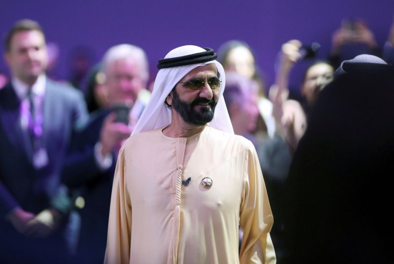 &copy; Reuters. حاكم دبي الشيخ محمد بن راشد آل مكتوم في دبي بصورة من أرشيف رويترز.