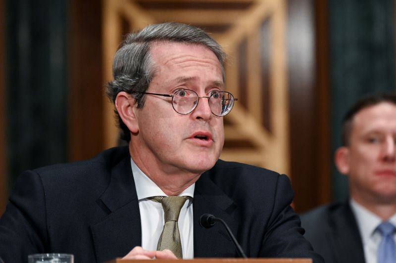 &copy; Reuters. FILE PHOTO: Randal K. Quarles, vice chairman of the Federal Reserve Board of Governors, testifies before a Senate Banking, Housing and Urban Affairs Committee hearing on "Oversight of Financial Regulators" on Capitol Hill in Washington, U.S., December 5, 