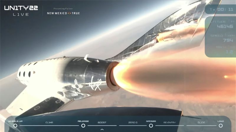 &copy; Reuters. 　７月１１日、英宇宙旅行会社ヴァージンギャラクティックが実施した新型有人宇宙船「スペースシップ２」の試験飛行が成功し、ヴァージン・グループ創業者で富豪のリチャード・ブラン