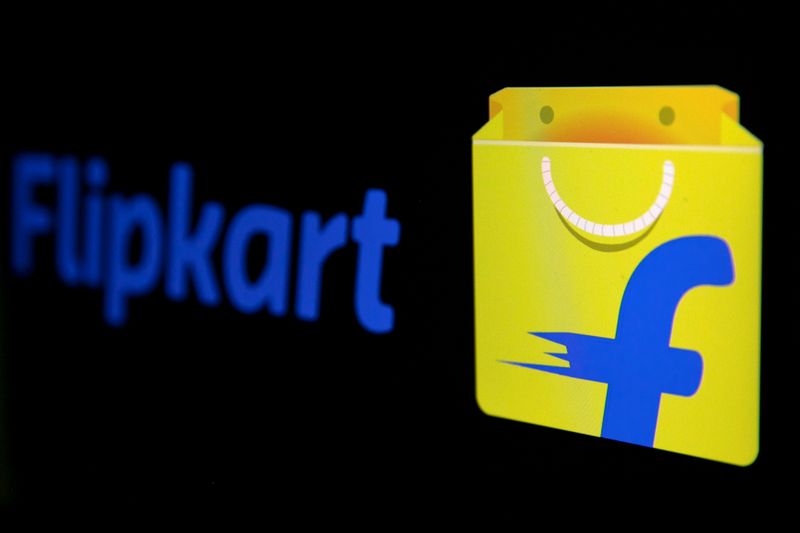 &copy; Reuters. FILE PHOTO: The logo of India's e-commerce firm Flipkart is seen in this illustration picture taken January 29, 2019. REUTERS/Danish Siddiqui/Illustration