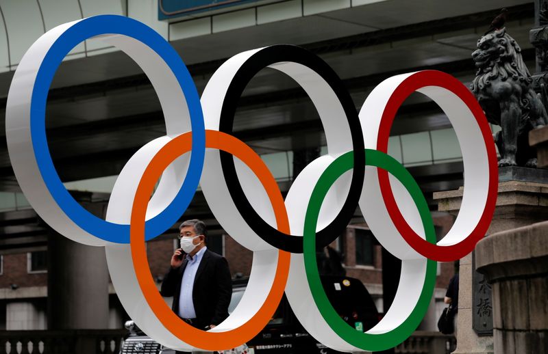 &copy; Reuters. شعار الأولمبياد في طوكيو. صورة من أرشيف رويترز  