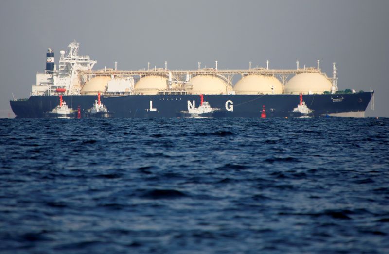 © Reuters. Navio-tanque para transporte de GNL 
13/11/2017
REUTERS/Issei Kato