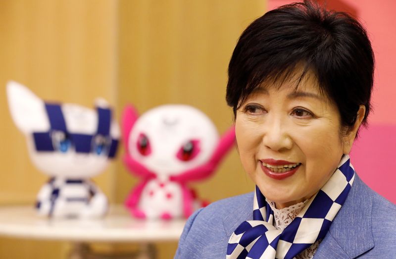 &copy; Reuters. Governadora de Tóquio, Yuriko Koike, durante entrevista à Reuters 
13/07/2021 REUTERS/Kim Kyung-Hoon