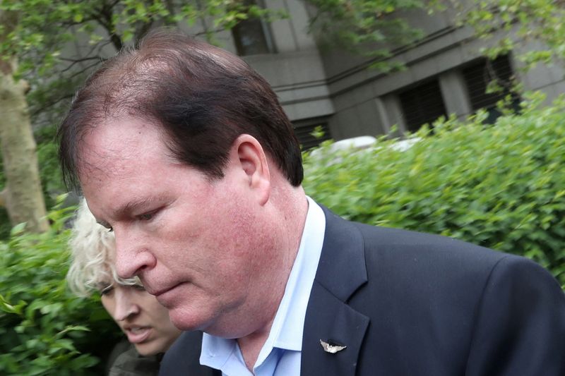 &copy; Reuters. FILE PHOTO: Stephen Calk, CEO of The Federal Bank of Chicago, leaves Manhattan Federal Court in New York, U.S., May 23, 2019. REUTERS/Shannon Stapleton/File Photo