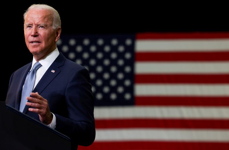 &copy; Reuters. Presidente dos EUA, Joe Biden, discursa em Chicago
07/07/2021 REUTERS/Evelyn Hockstein