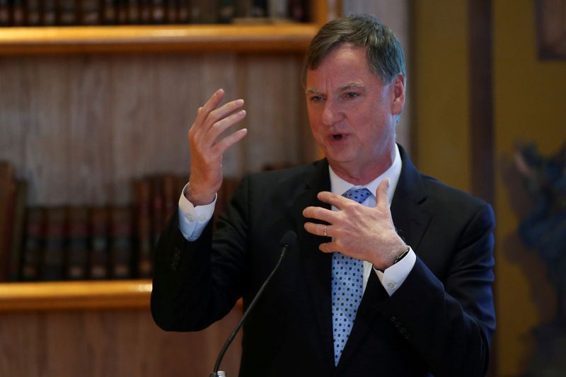 &copy; Reuters. FILE PHOTO: Chicago Federal Reserve Bank President Charles Evans speaks during the Global Interdependence Center Members Delegation Event in Mexico City, Mexico, February 27, 2020. REUTERS/Edgard Garrido