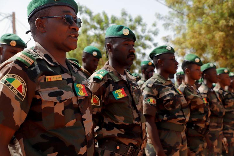 &copy; Reuters. Le secrétaire général des Nations unies, Antonio Guterres, a demandé au Conseil de sécurité d'augmenter les effectifs de la Minusma, la mission de l'Onu au Mali, en réponse à la violence croissante des groupes djihadistes. /Photo prise le 25 mars 