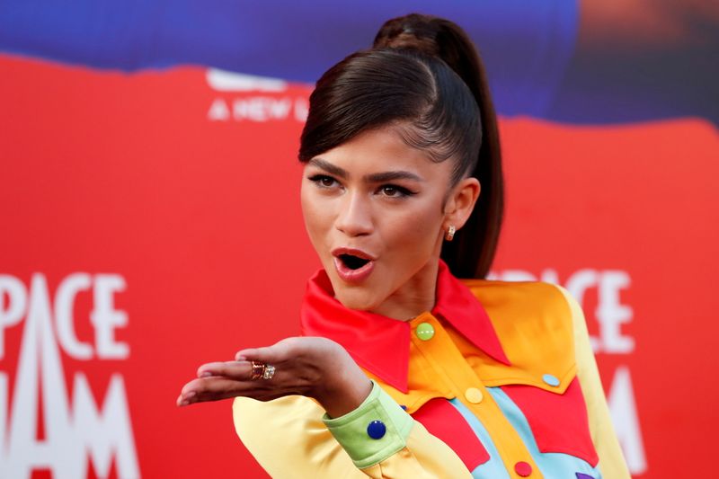 &copy; Reuters. FILE PHOTO: Cast member Zendaya attends the premiere for the film Space Jam: A New Legacy in Los Angeles, California, U.S. July 12, 2021. REUTERS/Mario Anzuoni/File Photo