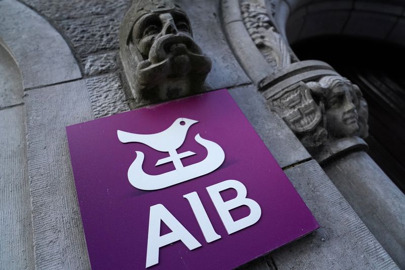 &copy; Reuters. FILE PHOTO: Signage for Allied Irish Banks (AIB) on one of its buildings in Galway, Ireland, September 9, 2020. REUTERS/Clodagh Kilcoyne
