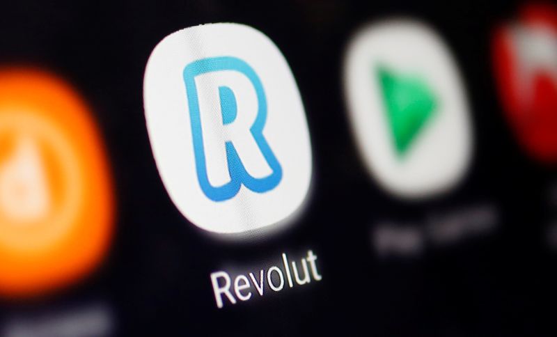 &copy; Reuters. FILE PHOTO: A Revolut logo is seen in this illustration taken January 6, 2020. REUTERS/Dado Ruvic/Illustration