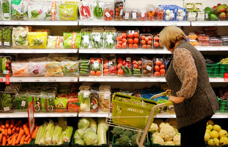 &copy; Reuters. FILE PHOTO: A customer shops at a Victoria supermarket operated by Russian food retailer Dixy Group in Moscow, Russia, October 20, 2016. REUTERS/Maxim Zmeyev