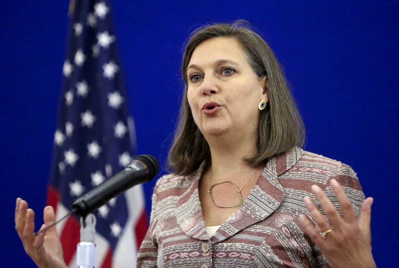 &copy; Reuters. Victoria Nuland concede entrevista em Moscou
 18/5/2015   REUTERS/Sergei Karpukhin