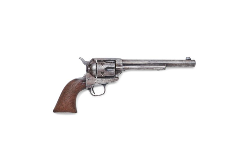 &copy; Reuters. صورة بدون تاريخ للمسدس الذي استخدمه قائد الشرطة بات جاريت في قتل بيلي ذا كيد - أشهر الخارجين عن القانون في الغرب الأمريكي في القرن التاسع عشر