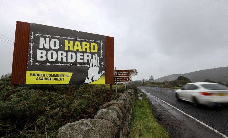 &copy; Reuters. View of the border crossing between the Republic of Ireland and Northern Ireland outside Newry, Northern Ireland, Britain, October 1, 2019. REUTERS/Lorraine O'Sullivan