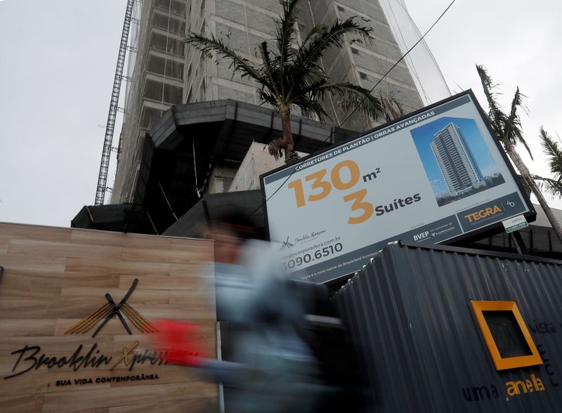 © Reuters. Edifício durante construção em São Paulo (SP) 
17/05/2018
REUTERS/Leonardo Benassatto