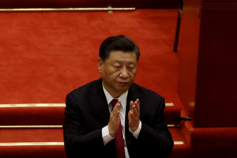 &copy; Reuters. Presidente da China, Xi Jinping, durante abertura do Congresso Nacional Popular em Pequim
05/03/2021 REUTERS/Carlos Garcia Rawlins