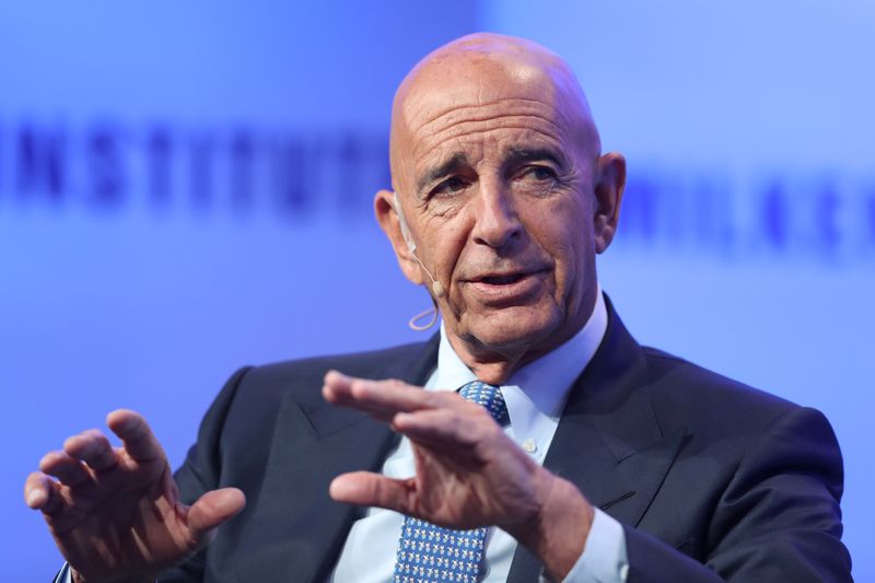 &copy; Reuters. FILE PHOTO: Thomas Barrack, Executive Chairman, Colony Northstar, speaks at the Milken Institute's 21st Global Conference in Beverly Hills, California, U.S. May 1, 2018. REUTERS/Lucy Nicholson