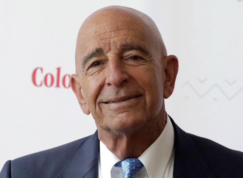 &copy; Reuters. FILE PHOTO: Billionaire real estate investor Thomas Barrack, Chief Executive Officer of Colony Capital, holds a meeting with the media to discuss investment plans in Mexico and Latin America, in Mexico City, Mexico May 22, 2019. REUTERS/Henry Romero
