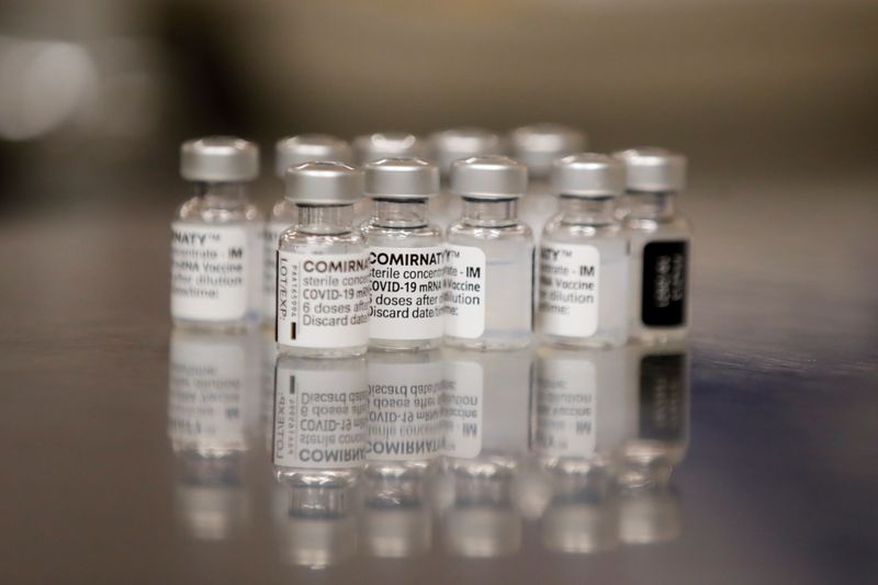 &copy; Reuters. Doses da vacina da Pfizer/BioNTech contra a Covid-19
23/07/2021
REUTERS/Sarah Meyssonnier