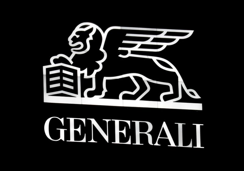 &copy; Reuters. FILE PHOTO: The Generali logo in Milan's CityLife district, Italy November 5, 2018.  REUTERS/Stefano Rellandini