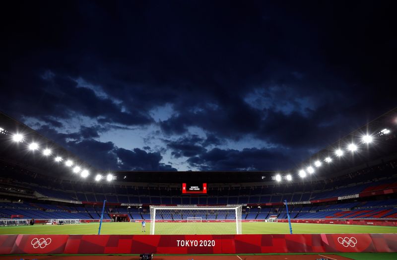 &copy; Reuters. Estádio Internacional de Yokohama, Yokohama, Japão 
27/07/2021 REUTERS/Phil Noble