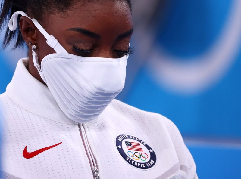 &copy; Reuters. Simone Biles
27/07/2021
REUTERS/Lindsey Wasson