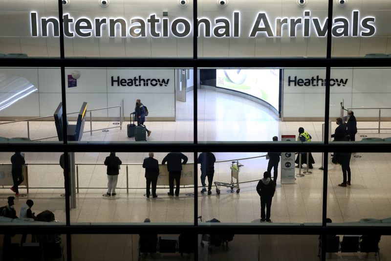 &copy; Reuters. Aeroporto de Heathrow, em Londres, Reino Unido
18/01/2021 REUTERS/Henry Nicholls