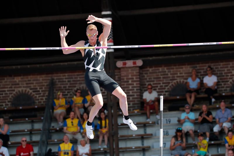 &copy; Reuters. Sam Kendricks compete na Diamond League em Estocolmo
04/07/2021 TT News Agency via REUTERS/Christine Olsson/tt