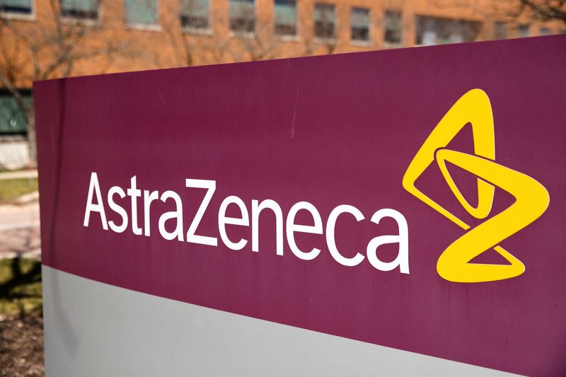 &copy; Reuters. Logo da AstraZeneca em prédio da empresa em Wilmington, nos Estados Unidos
22/03/2021 REUTERS/Rachel Wisniewski