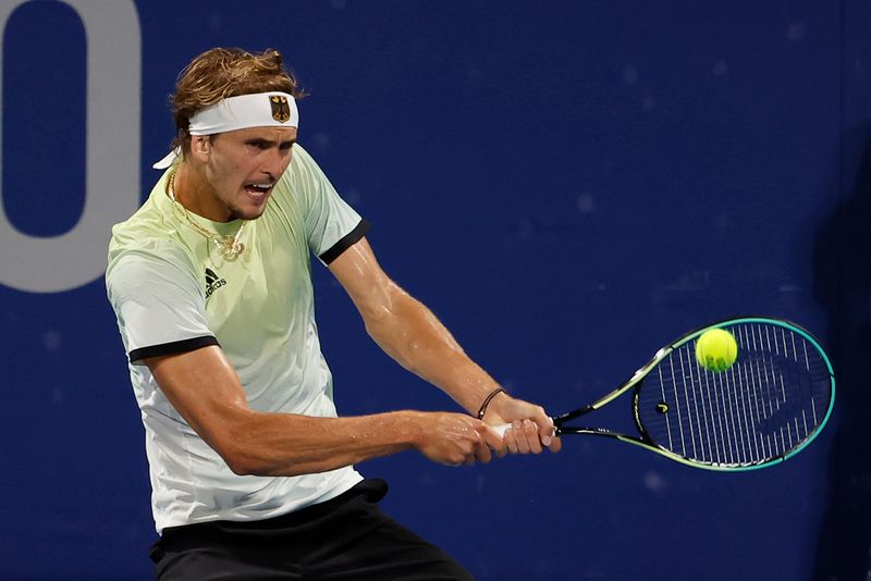 &copy; Reuters. Alemão Alexander Zverev nos Jogos de Tóquio
29/07/2021
Geoff Burke-USA TODAY Sports