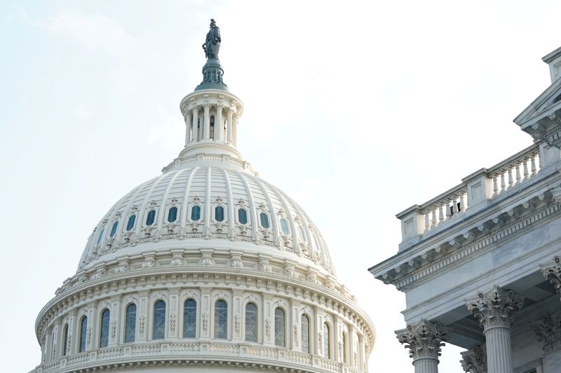 &copy; Reuters. The U.S. Capitol Building is pictured in Washington, U.S., August 1, 2021. REUTERS/Elizabeth Frantz