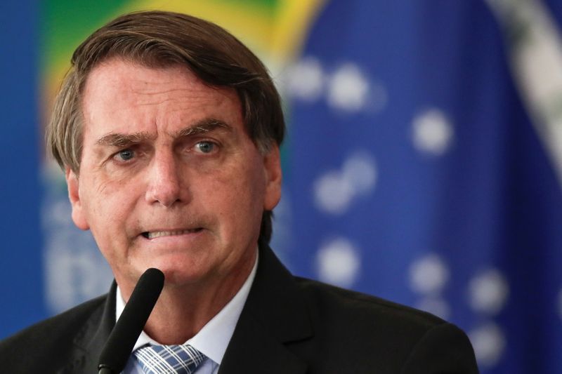 &copy; Reuters. Presidente Jair Bolsonaro durante cerimônia em Brasília
10/03/2021 REUTERS/Ueslei Marcelino