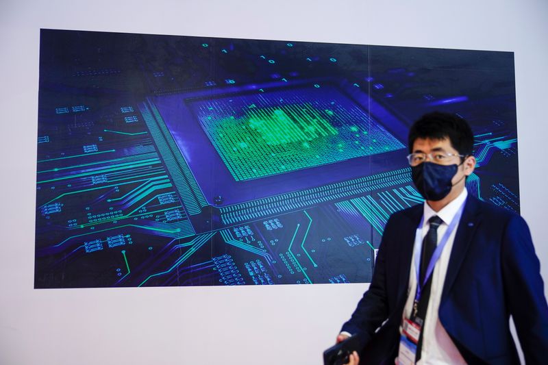 &copy; Reuters. Semicon China, una feria de tecnología de semiconductores, en Shanghái