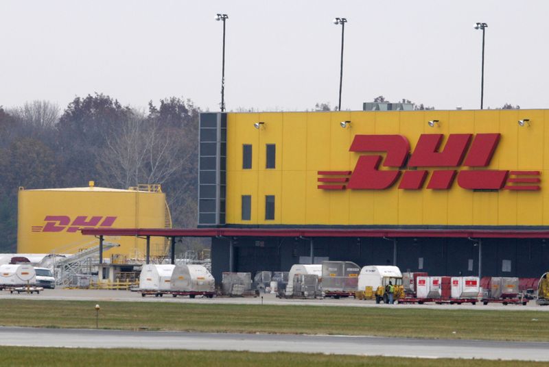 &copy; Reuters. FILE PHOTO: The DHL hub is pictured in Wilmington, Ohio, November 11, 2008.  REUTERS/Jay LaPrete    