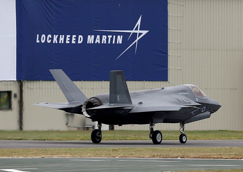 &copy; Reuters. FILE PHOTO: A RAF Lockheed Martin F-35B fighter jet taxis along a runway after landing at the Royal International Air Tattoo at Fairford, Britain July 8, 2016.  REUTERS/Peter Nicholls/File Photo