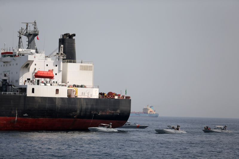 &copy; Reuters. Un pétrolier signalé comme la cible d'un "potentiel détournement" dans le Golfe, mardi au large des Emirats arabes unis, est en sécurité et l'incident est clos, a déclaré mercredi l'agence britannique de fret maritime UKMTO. /Photo d'archives/REUTE
