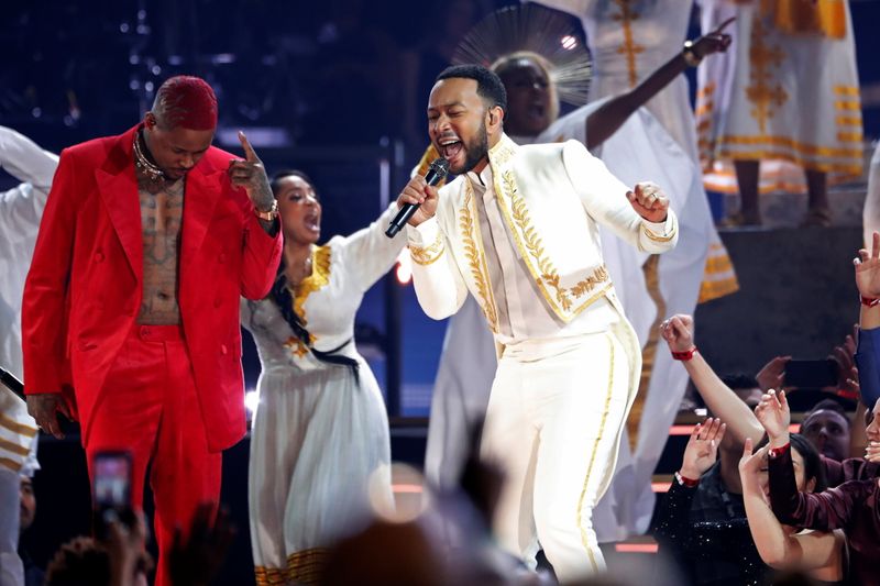 &copy; Reuters. YG se apresenta com John Legend na 62ª edição do Grammy Awards em Los Angeles, Califórnia, EUA
26/01/2020 REUTERS/Mario Anzuoni/Arquivo