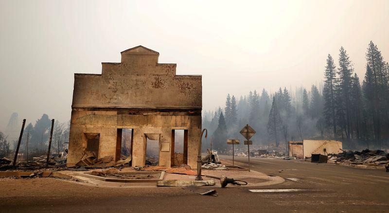 Wildfire leaves historic, 'quirky' California town in smoldering ruins