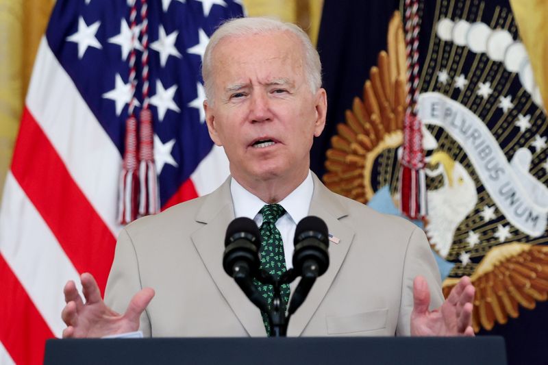 &copy; Reuters. Presidente dos EUA Joe Biden 
 6/8/2021    REUTERS/Jonathan Ernst